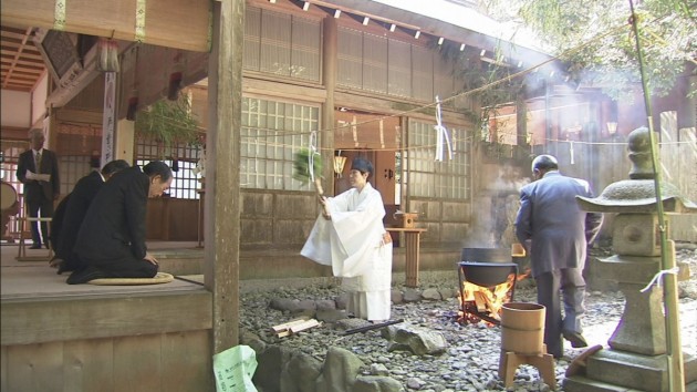 神戸神社で初魚掛祭