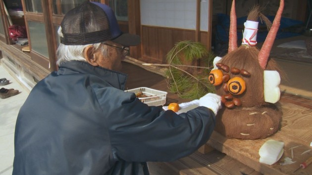 大餅搗き②