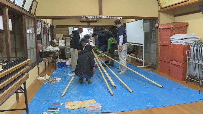 上野天神祭に向け、着々と準備中！