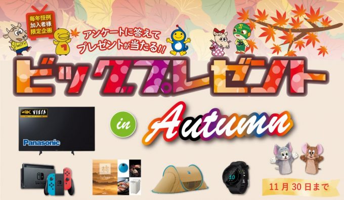 ビッグプレゼント in Autumn